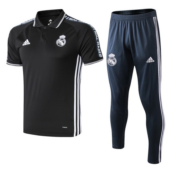 Polo Conjunto Completo Real Madrid 2019/20 Negro